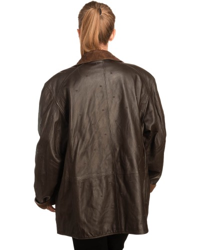 Γνήσιο Γυναικέιο Δερμάτινο Μπουφάν - B339