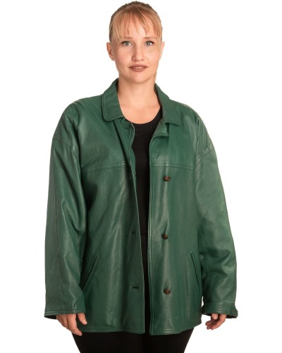 Γνήσιο Γυναικέιο Δερμάτινο Σακάκι - B710