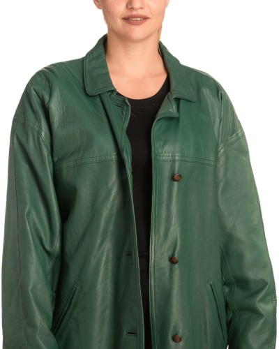 Γνήσιο Γυναικέιο Δερμάτινο Σακάκι - B710