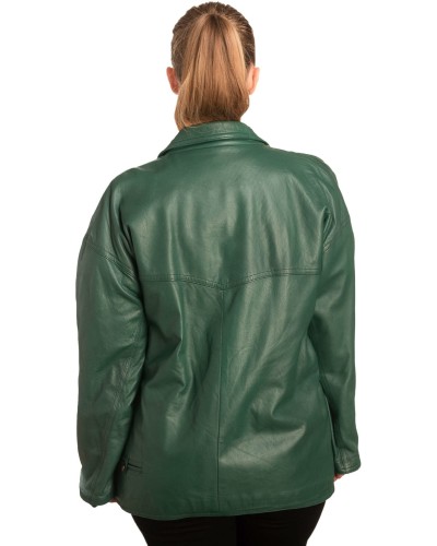 Γνήσιο Γυναικέιο Δερμάτινο Σακάκι - B710