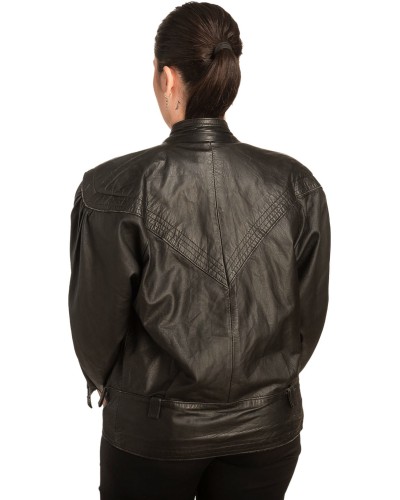 Γνήσιο Γυναικέιο Δερμάτινο Μπουφάν - B752