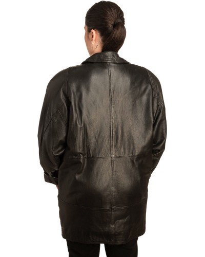 Γνήσιο Γυναικέιο Δερμάτινο Μπουφάν - B763