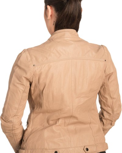 Γνήσιο Γυναικέιο Δερμάτινο Μπουφάν - B764