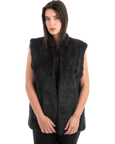 Γνήσια Γυναικεία Φυσική Γούνα Γιλέκο - F58
