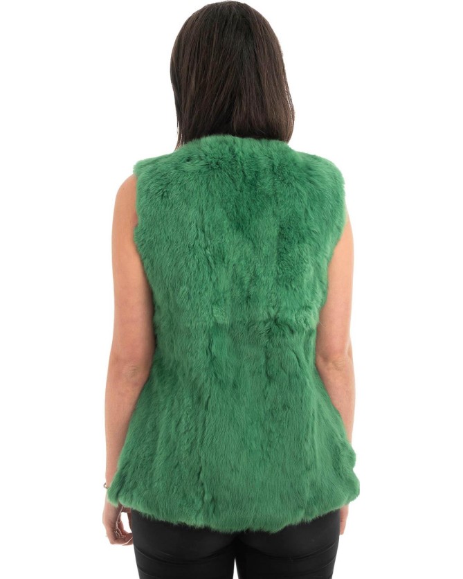 Γνήσια Γυναικεία Φυσική Γούνα Γιλέκο - F120