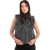Γνήσια Γυναικεία Φυσική Γούνα Γιλέκο - F123
