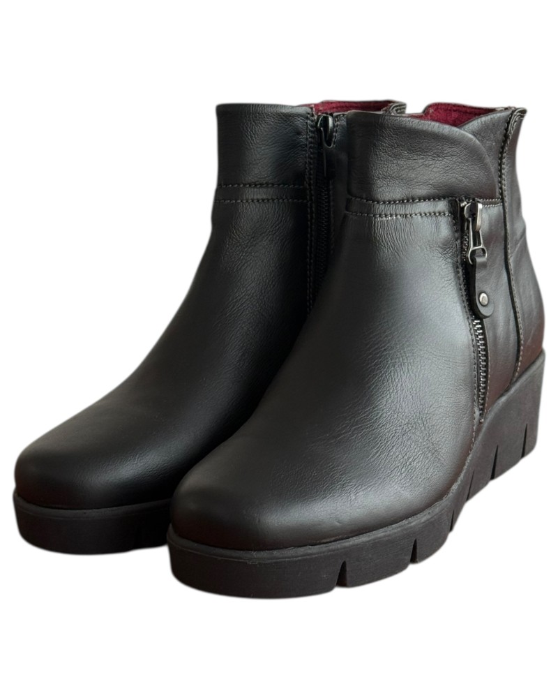 Δερμάτινο Γυναικείo Μποτάκι - F150