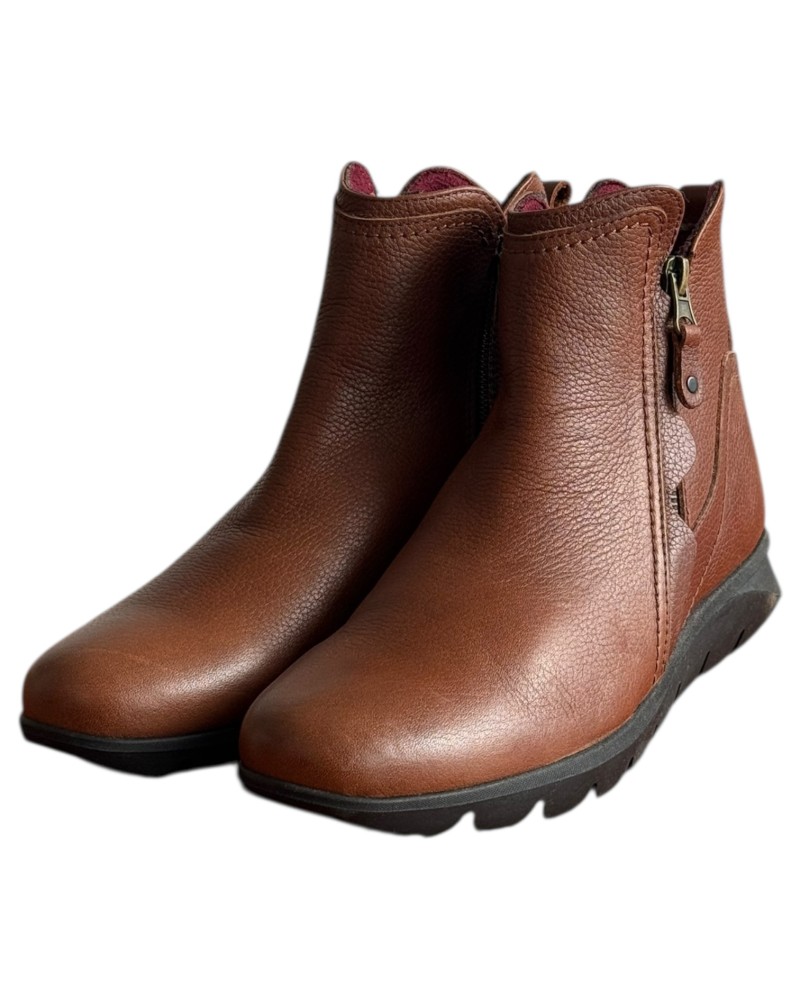 Δερμάτινο Γυναικείo Μποτάκι - F155