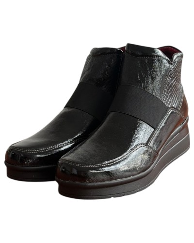 Δερμάτινο Γυναικείo Μποτάκι - F158