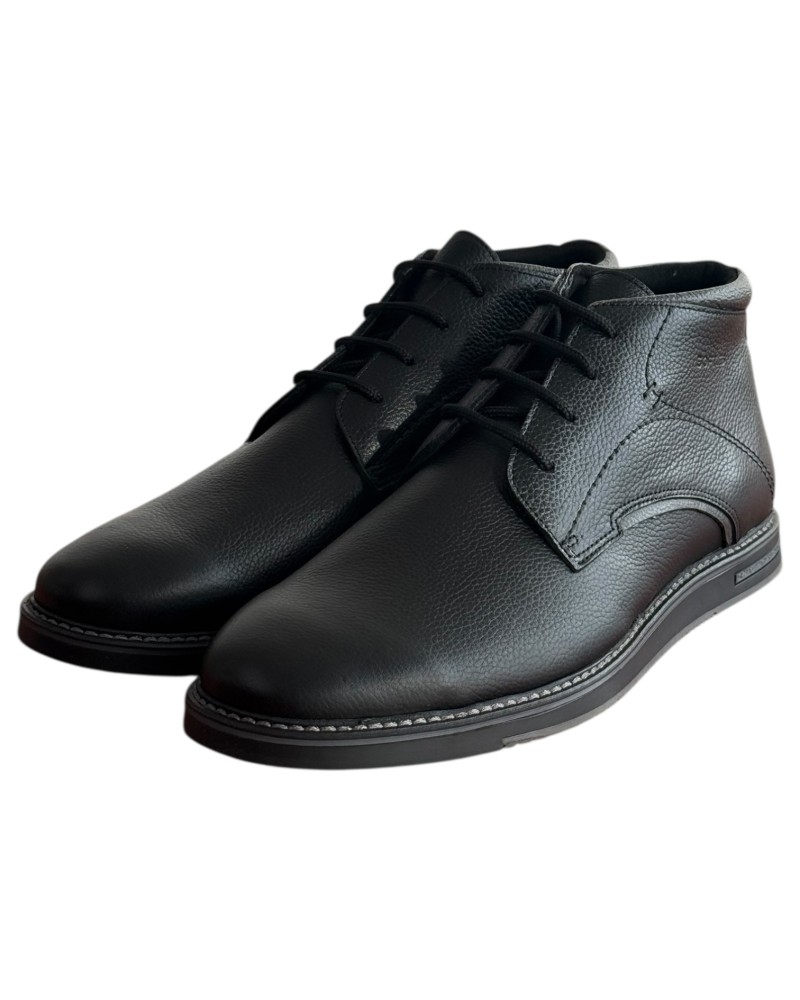  Δερμάτινο Ανδρικό Μποτάκι - F169