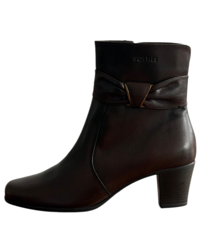 Δερμάτινο Γυναικείo Μποτάκι - F181