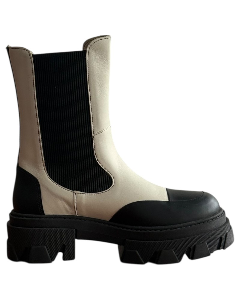 Δερμάτινο Γυναικείo Μποτάκι - F182