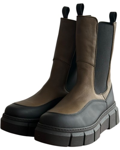 Δερμάτινο Γυναικείo Μποτάκι - F184