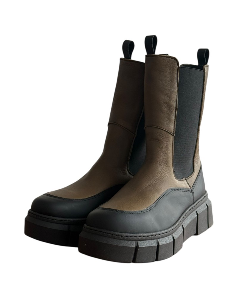 Δερμάτινο Γυναικείo Μποτάκι - F184