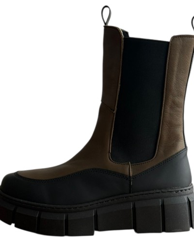 Δερμάτινο Γυναικείo Μποτάκι - F184