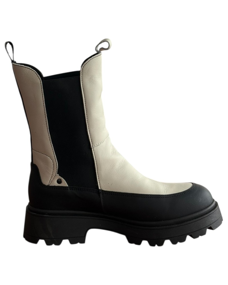 Δερμάτινο Γυναικείo Μποτάκι - F185