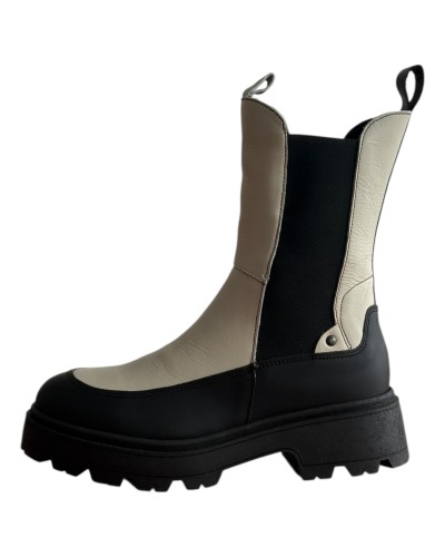 Δερμάτινο Γυναικείo Μποτάκι - F185