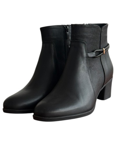 Δερμάτινο Γυναικείo Μποτάκι - F199