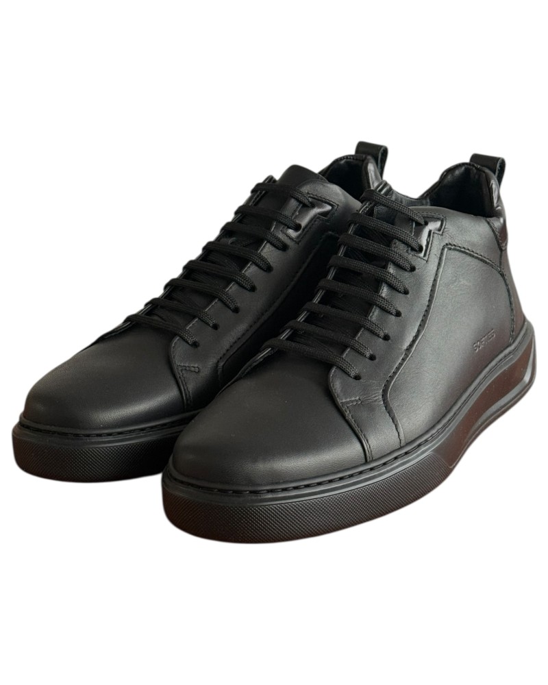  Δερμάτινο Ανδρικό Μποτάκι - F201