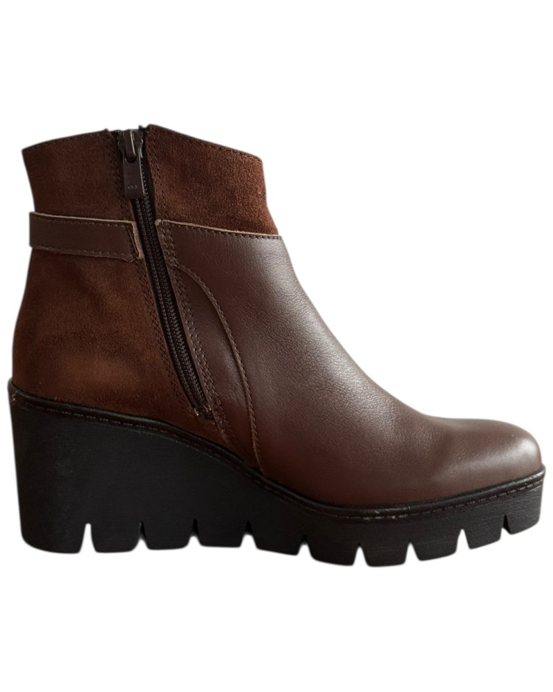 Δερμάτινο Γυναικείo Μποτάκι - F243