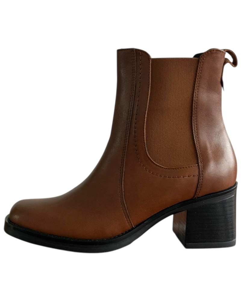 Δερμάτινο Γυναικείo Μποτάκι - F245