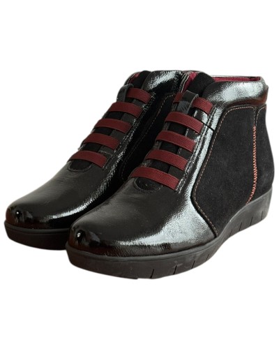 Δερμάτινο Γυναικείo Μποτάκι - F249