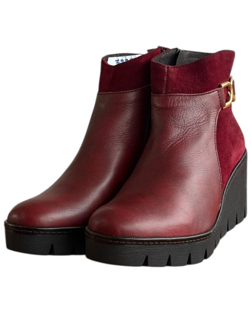 Δερμάτινο Γυναικείo Μποτάκι - F280