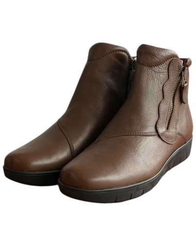 Δερμάτινο Γυναικείo Μποτάκι - F282