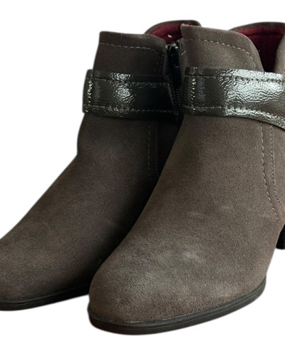 Δερμάτινο Γυναικείo Μποτάκι - F284