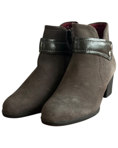 Δερμάτινο Γυναικείo Μποτάκι - F284