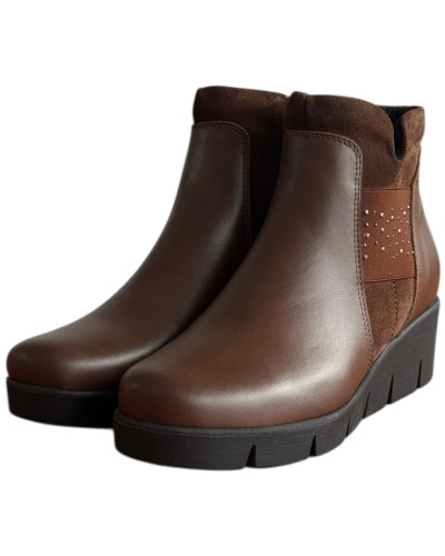 Δερμάτινο Γυναικείo Μποτάκι - F307