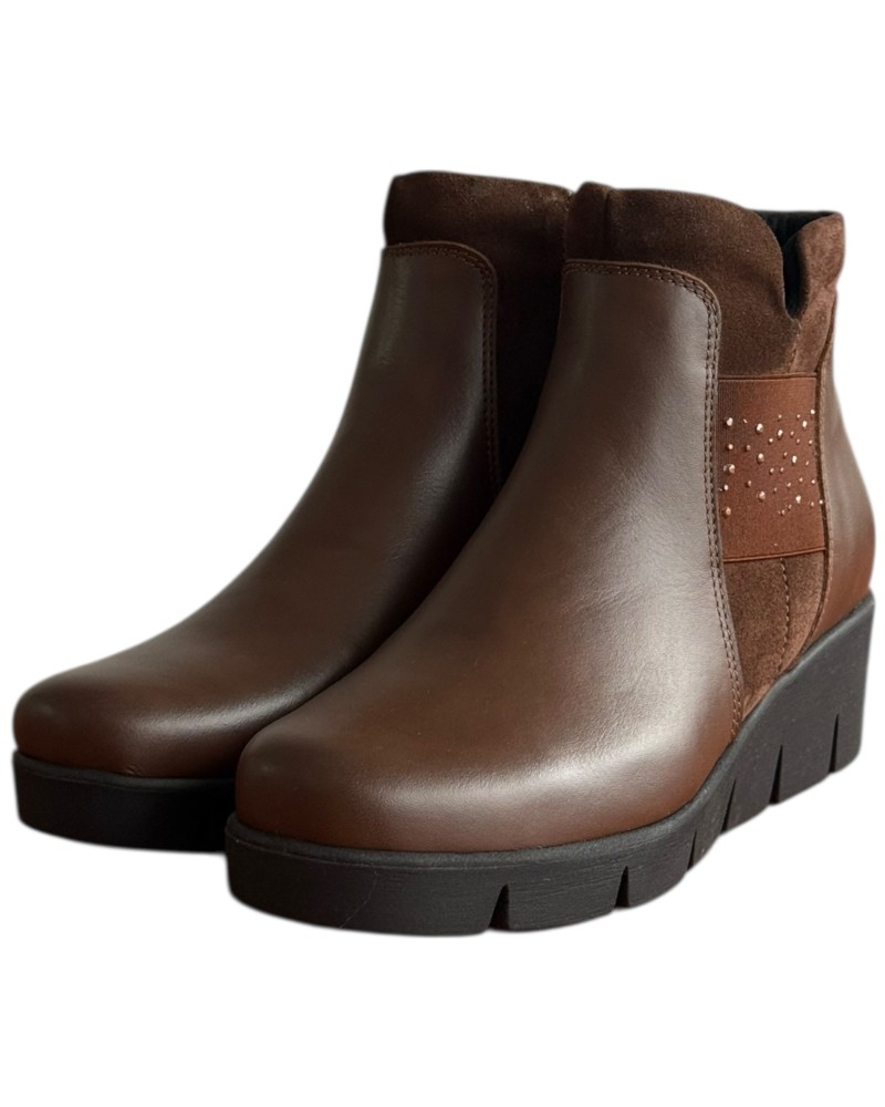 Δερμάτινο Γυναικείo Μποτάκι - F307