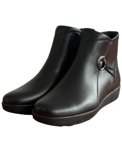 Δερμάτινο Γυναικείo Μποτάκι - F309