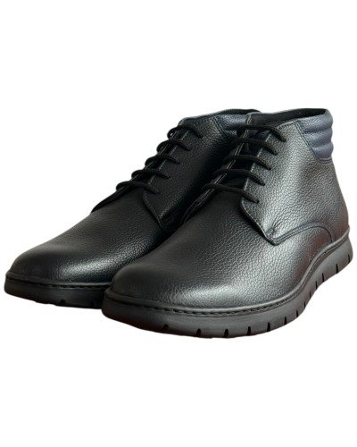  Δερμάτινο Ανδρικό Μποτάκι - F311