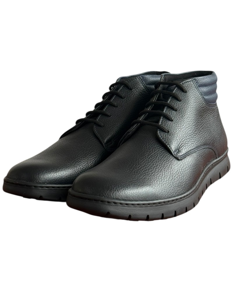  Δερμάτινο Ανδρικό Μποτάκι - F311