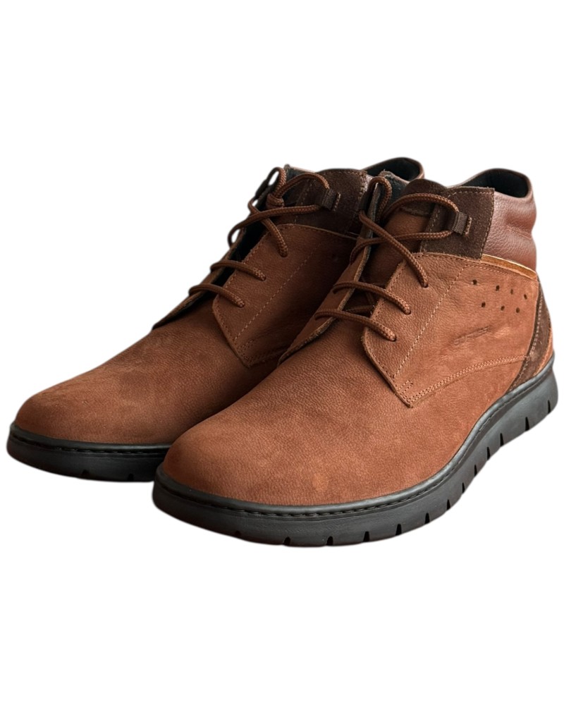  Δερμάτινο Ανδρικό Μποτάκι - F314