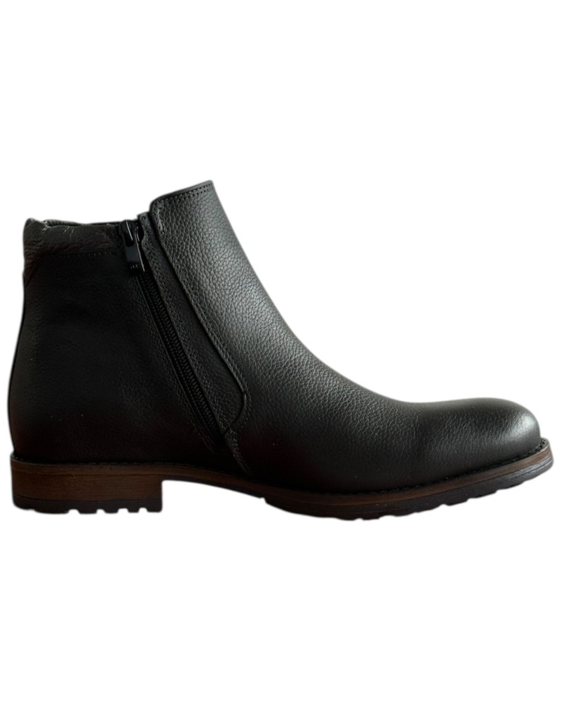  Δερμάτινο Ανδρικό Μποτάκι - F316