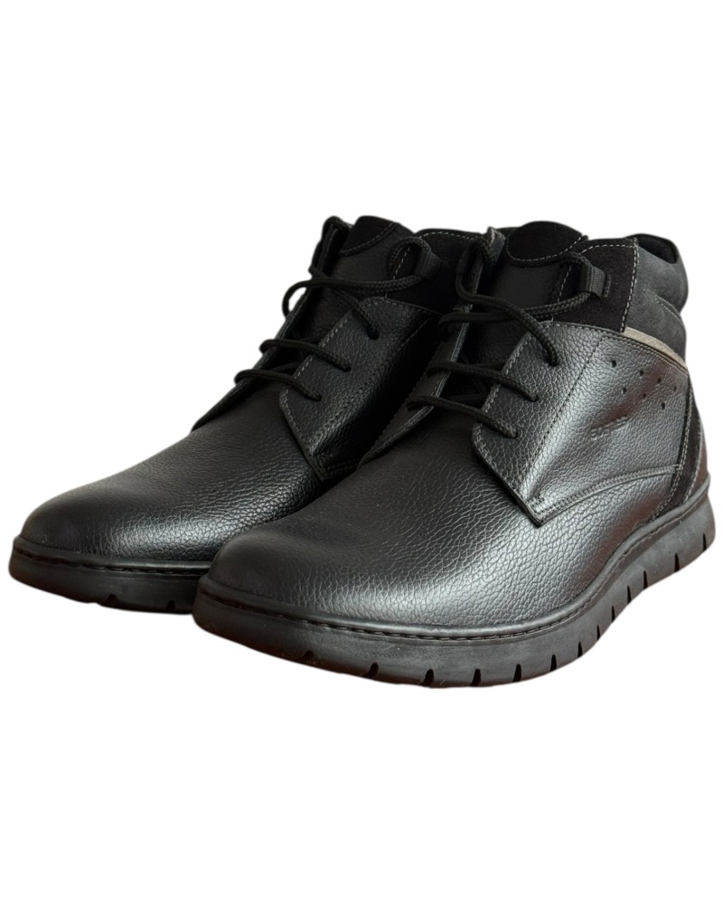  Δερμάτινο Ανδρικό Μποτάκι - F317