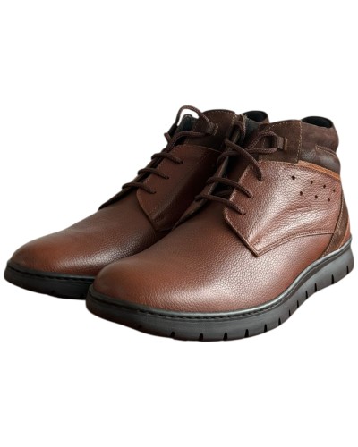  Δερμάτινο Ανδρικό Μποτάκι - F324