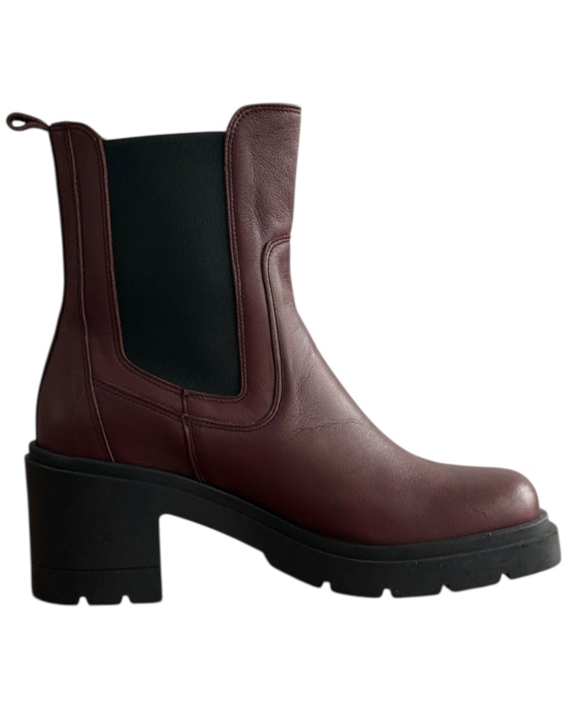 Δερμάτινο Γυναικείo Μποτάκι - F326