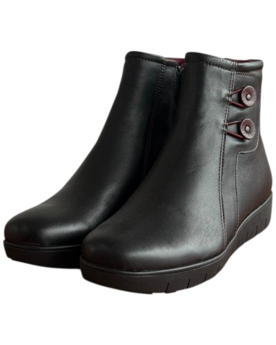 Δερμάτινο Γυναικείo Μποτάκι - F327