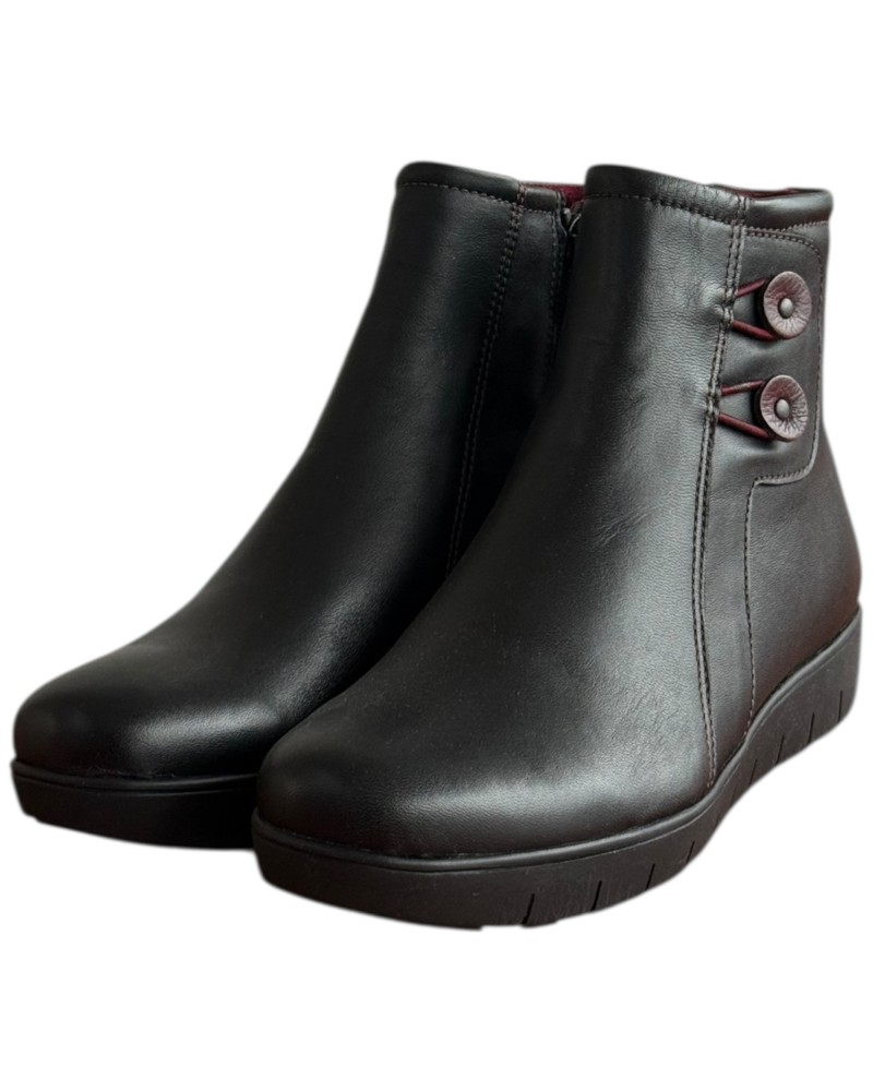 Δερμάτινο Γυναικείo Μποτάκι - F327