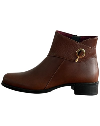 Δερμάτινο Γυναικείo Μποτάκι - F328