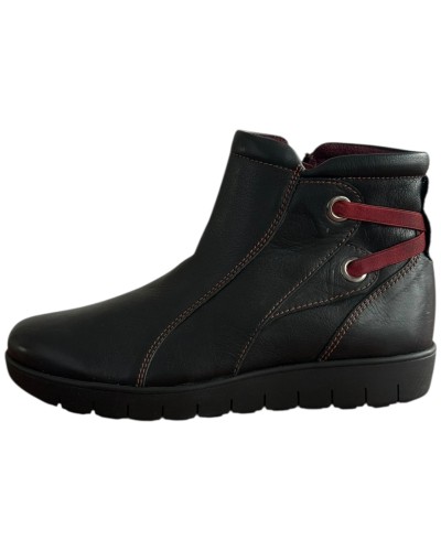 Δερμάτινο Γυναικείo Μποτάκι - F329