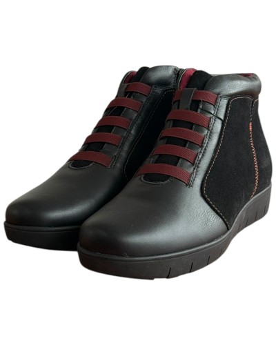 Δερμάτινο Γυναικείo Μποτάκι - F333