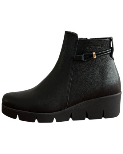 Δερμάτινο Γυναικείo Μποτάκι - F337