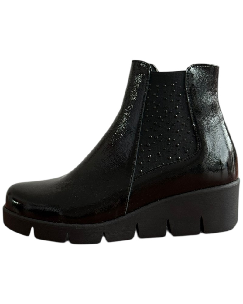 Δερμάτινο Γυναικείo Μποτάκι - F339