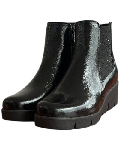 Δερμάτινο Γυναικείo Μποτάκι - F339