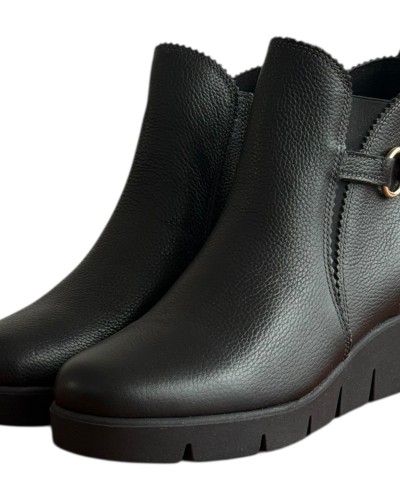 Δερμάτινο Γυναικείo Μποτάκι - F340