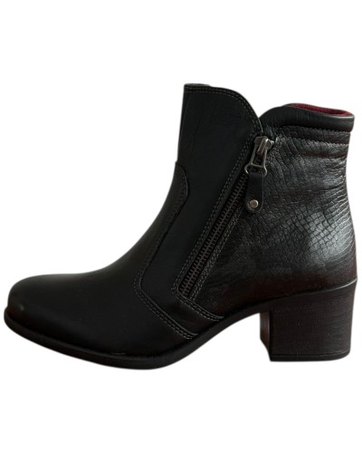 Δερμάτινο Γυναικείo Μποτάκι - F349